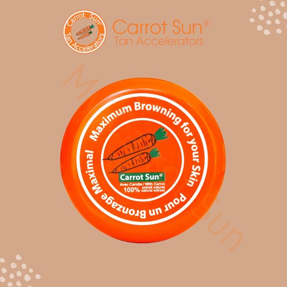 CARROT SUN ORIGINAL TANNING ACCELERATOR CREAM With Carrot Oil & Henna 350ml - Picture 1 of 6